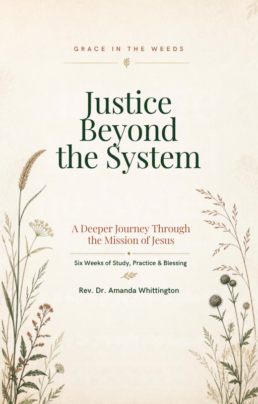 Justice Beyond the System: A Deeper Journey Through the Mission of Jesus, a Grace in the Weeds six-week study by Rev. Dr. Amanda Whittington